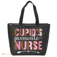 Cute Valentines Day Cupids Favorite Nurse Tote Bag thumb 0