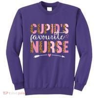 Cute Valentines Day Cupids Favorite Nurse Sweatshirt thumb 0
