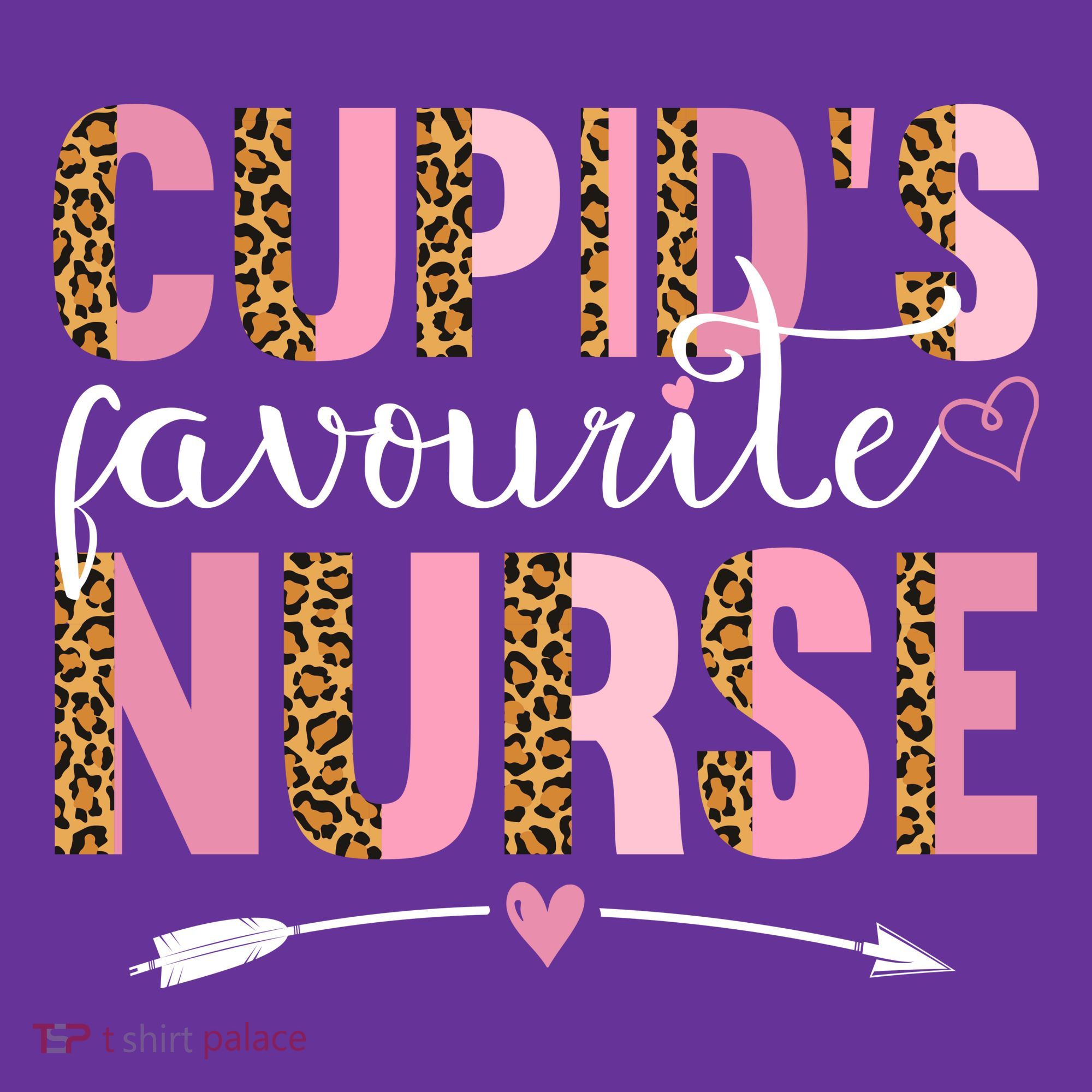 Cute Valentines Day Cupids Favorite Nurse Coaster