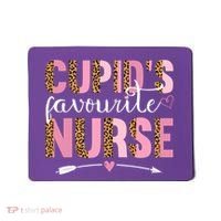 Cute Valentines Day Cupids Favorite Nurse Mousepad thumb 0