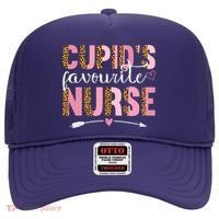 Cute Valentines Day Cupids Favorite Nurse Hat thumb 0