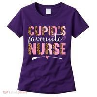Cute Valentines Day Cupids Favorite Nurse Women's T-Shirt thumb 0