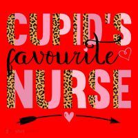 Cute Valentines Day Cupids Favorite Nurse Santa Hat thumb 1