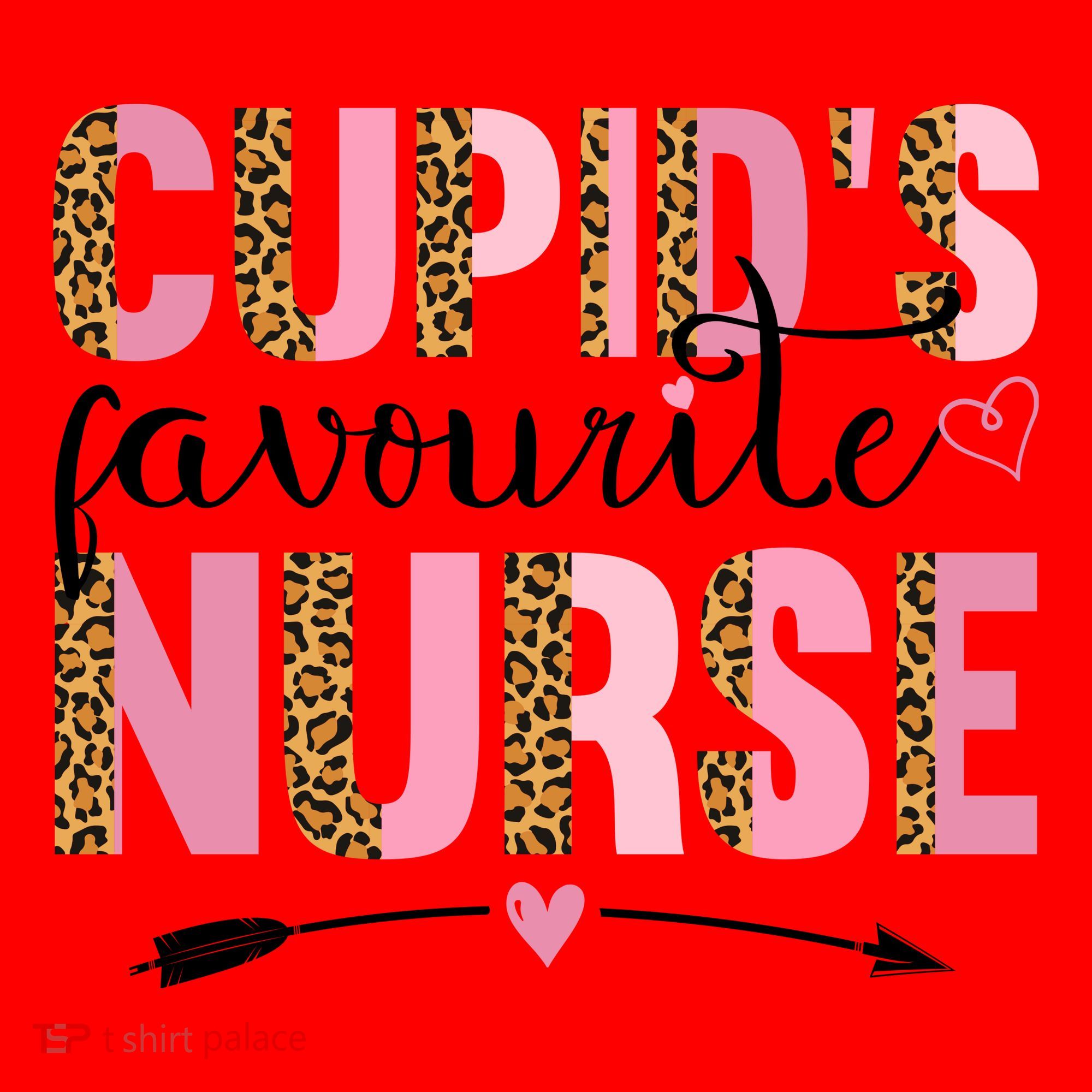 Cute Valentines Day Cupids Favorite Nurse Santa Hat