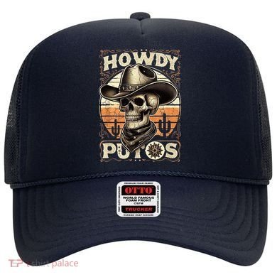 Clean Vintage Design With 'Howdy Putos' In Bold Ser Hat