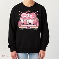 Cute Valentines Day Gnome Couple Love Women's Sweatshirt thumb 0