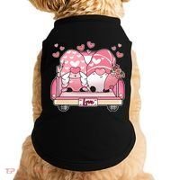 Cute Valentines Day Gnome Couple Love Doggie Tank thumb 0