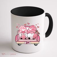Cute Valentines Day Gnome Couple Love Coffee Mug thumb 1