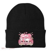 Cute Valentines Day Gnome Couple Love Beanie thumb 0