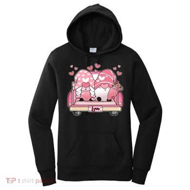 Cute Valentines Day Gnome Couple Love Women's Hoodie
