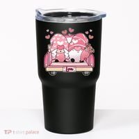 Cute Valentines Day Gnome Couple Love Tumbler thumb 0