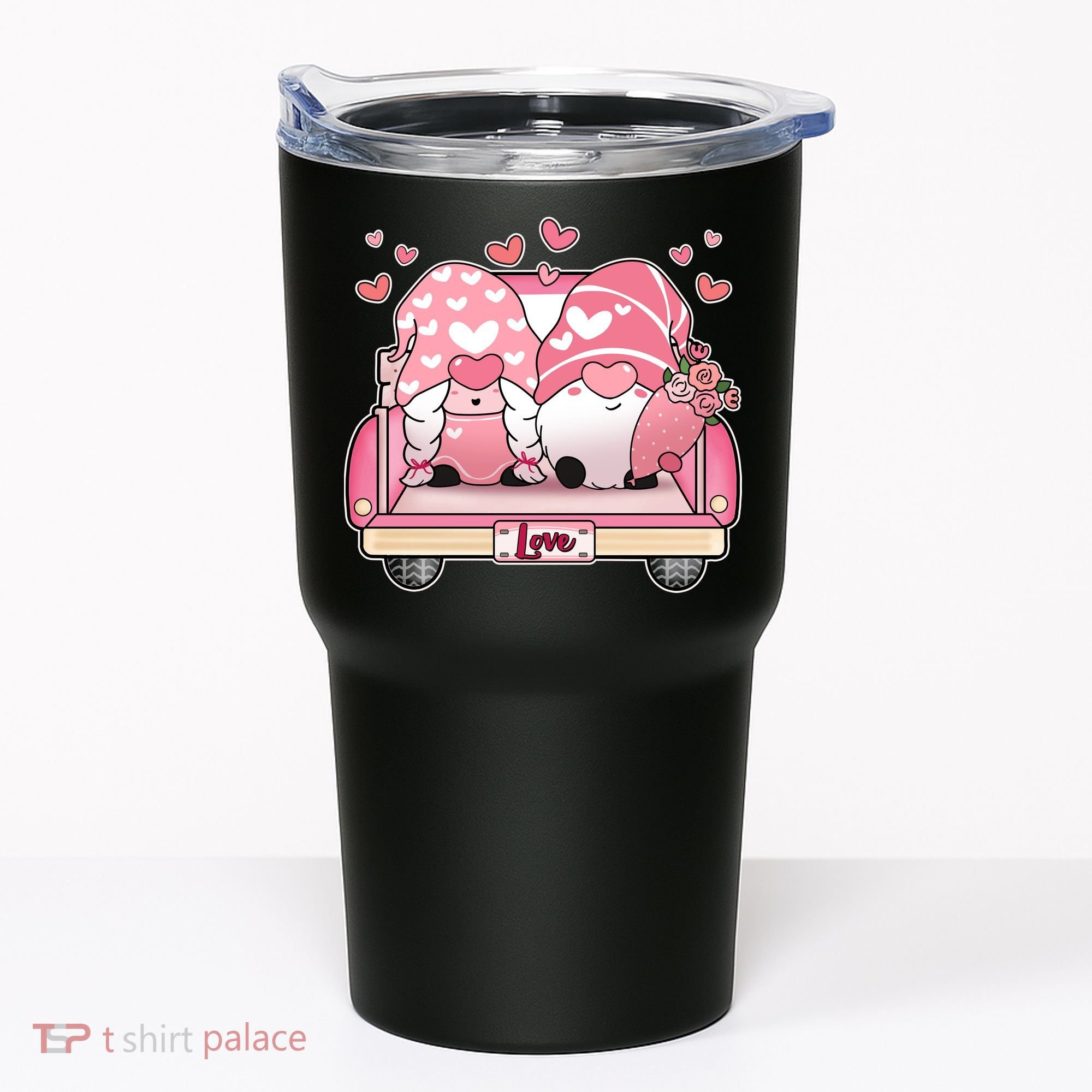 Cute Valentines Day Gnome Couple Love Tumbler