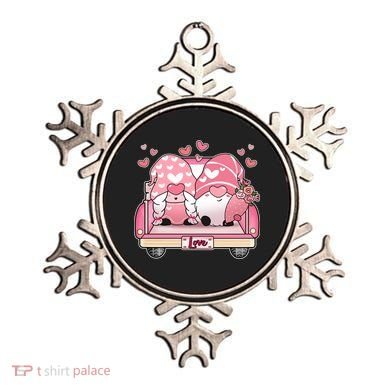 Cute Valentines Day Gnome Couple Love Ornament