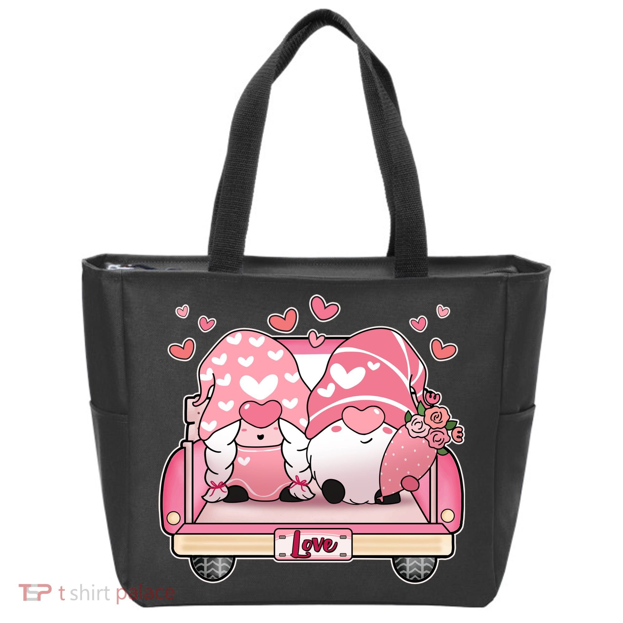 Cute Valentines Day Gnome Couple Love Tote Bag