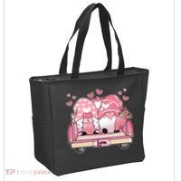 Cute Valentines Day Gnome Couple Love Tote Bag thumb 2