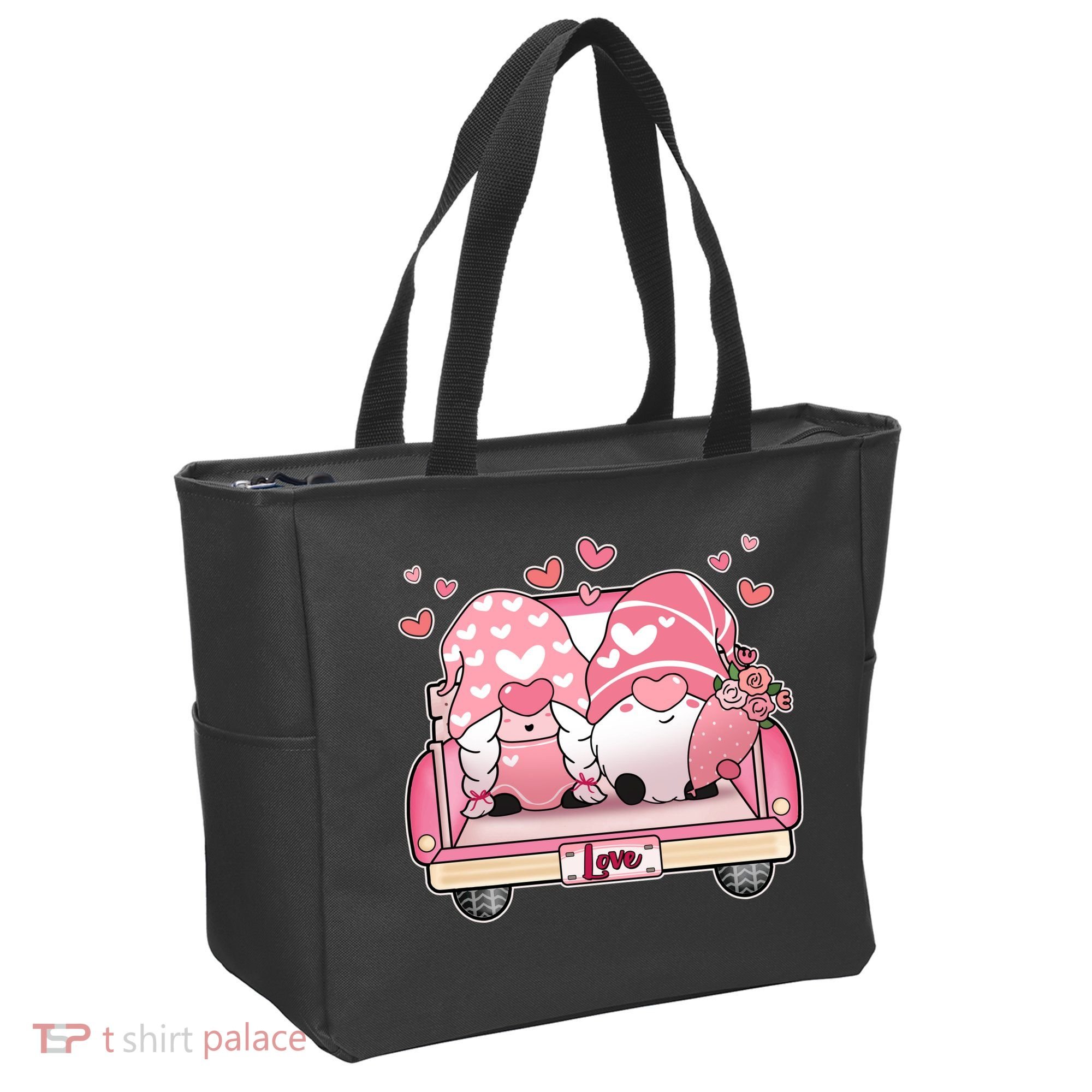 Cute Valentines Day Gnome Couple Love Tote Bag