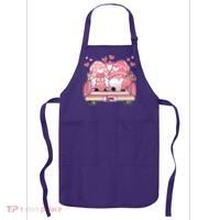 Cute Valentines Day Gnome Couple Love Apron thumb 0