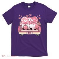 Cute Valentines Day Gnome Couple Love T-Shirt thumb 0