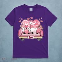 Cute Valentines Day Gnome Couple Love T-Shirt thumb 5
