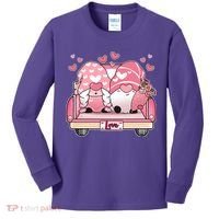 Cute Valentines Day Gnome Couple Love Kids Long Sleeve Shirt thumb 0