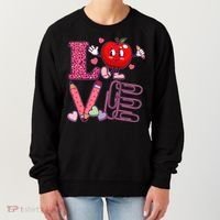 Cute Valentines Day Teacher Love Women's Sweatshirt thumb 0