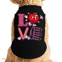 Cute Valentines Day Teacher Love Doggie Tank thumb 0