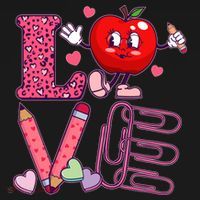 Cute Valentines Day Teacher Love Apron thumb 3