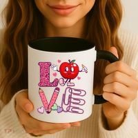 Cute Valentines Day Teacher Love Coffee Mug thumb 3