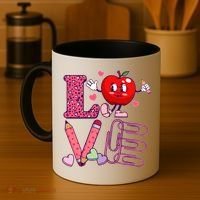 Cute Valentines Day Teacher Love Coffee Mug thumb 4