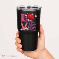 Cute Valentines Day Teacher Love Tumbler thumb 2