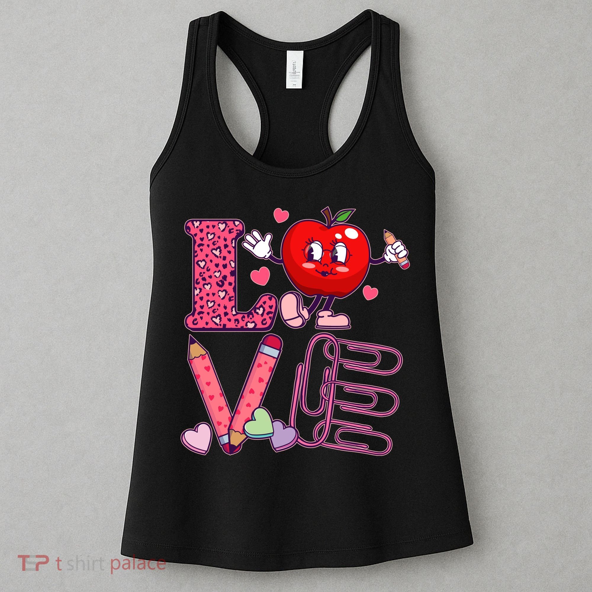 Cute Valentines Day Teacher Love Women's Tank Top