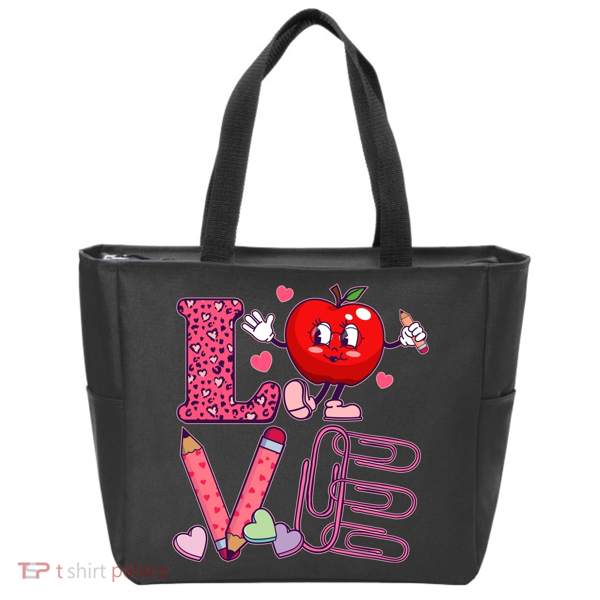 Cute Valentines Day Teacher Love Tote Bag