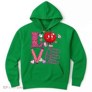 Cute Valentines Day Teacher Love Hoodie