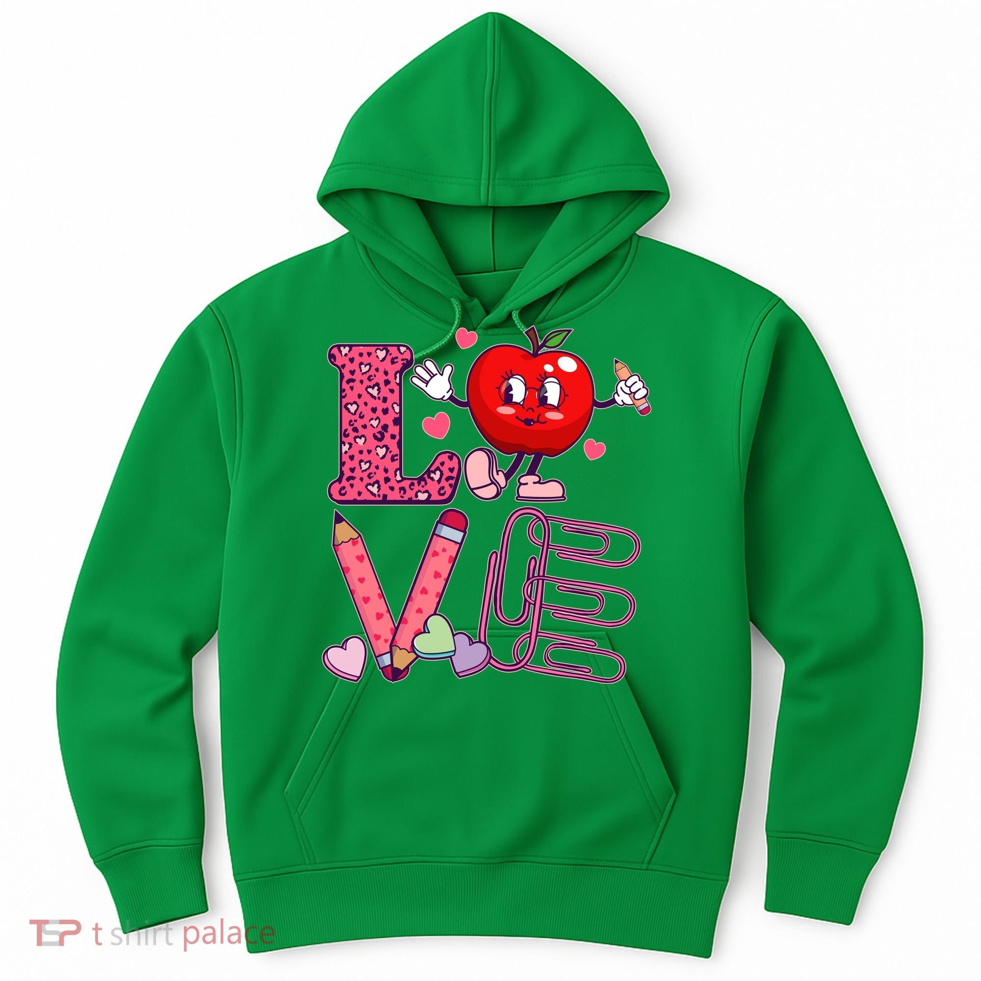 Cute Valentines Day Teacher Love Hoodie
