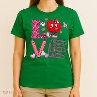 Cute Valentines Day Teacher Love T-Shirt thumb 4