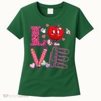 Cute Valentines Day Teacher Love Women's T-Shirt thumb 0