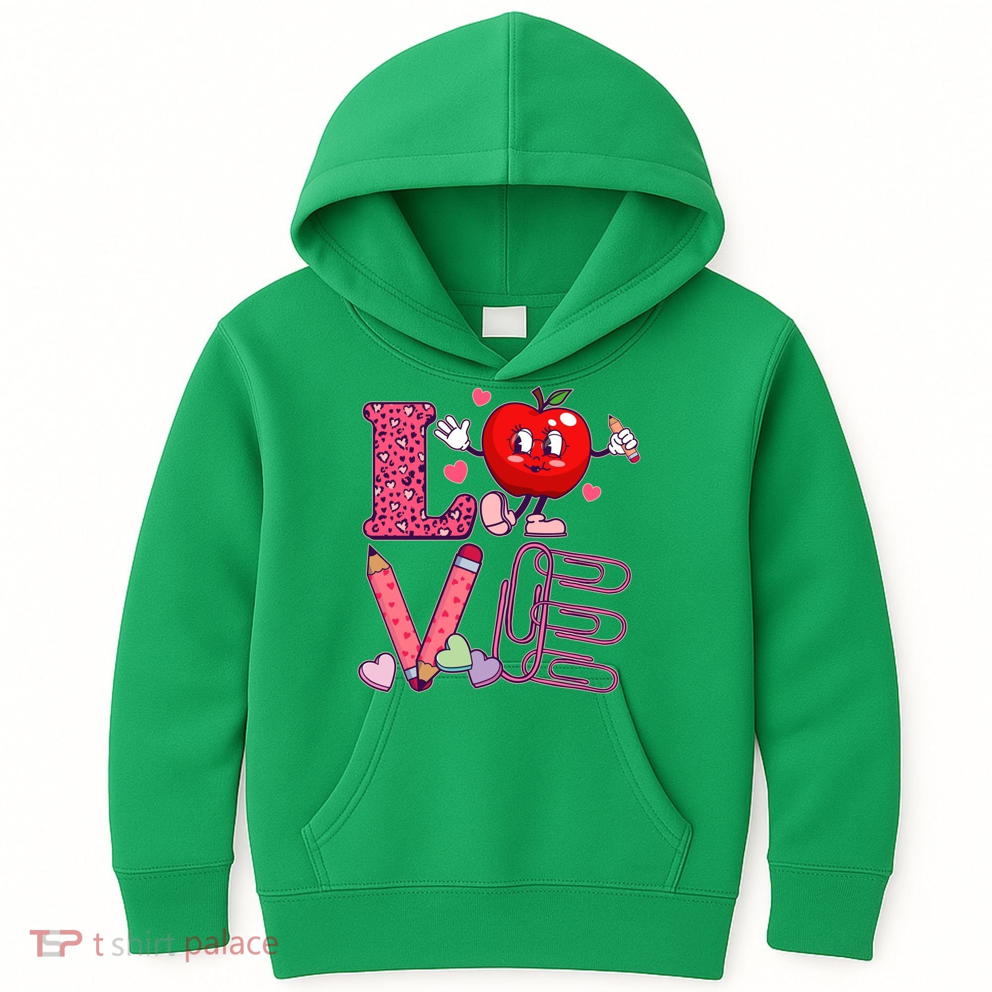 Cute Valentines Day Teacher Love Kids Hoodie