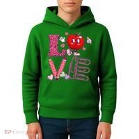 Cute Valentines Day Teacher Love Kids Hoodie thumb 4