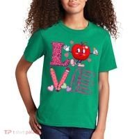 Cute Valentines Day Teacher Love Kids T-Shirt thumb 2