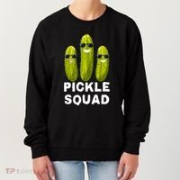 Cute Vegan Dill Pickle Costume Adult Pickle Squad Gift Women's Sweatshirt thumb 0