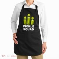Cute Vegan Dill Pickle Costume Adult Pickle Squad Gift Apron thumb 2