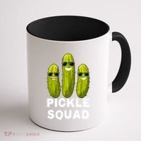 Cute Vegan Dill Pickle Costume Adult Pickle Squad Gift Coffee Mug thumb 1
