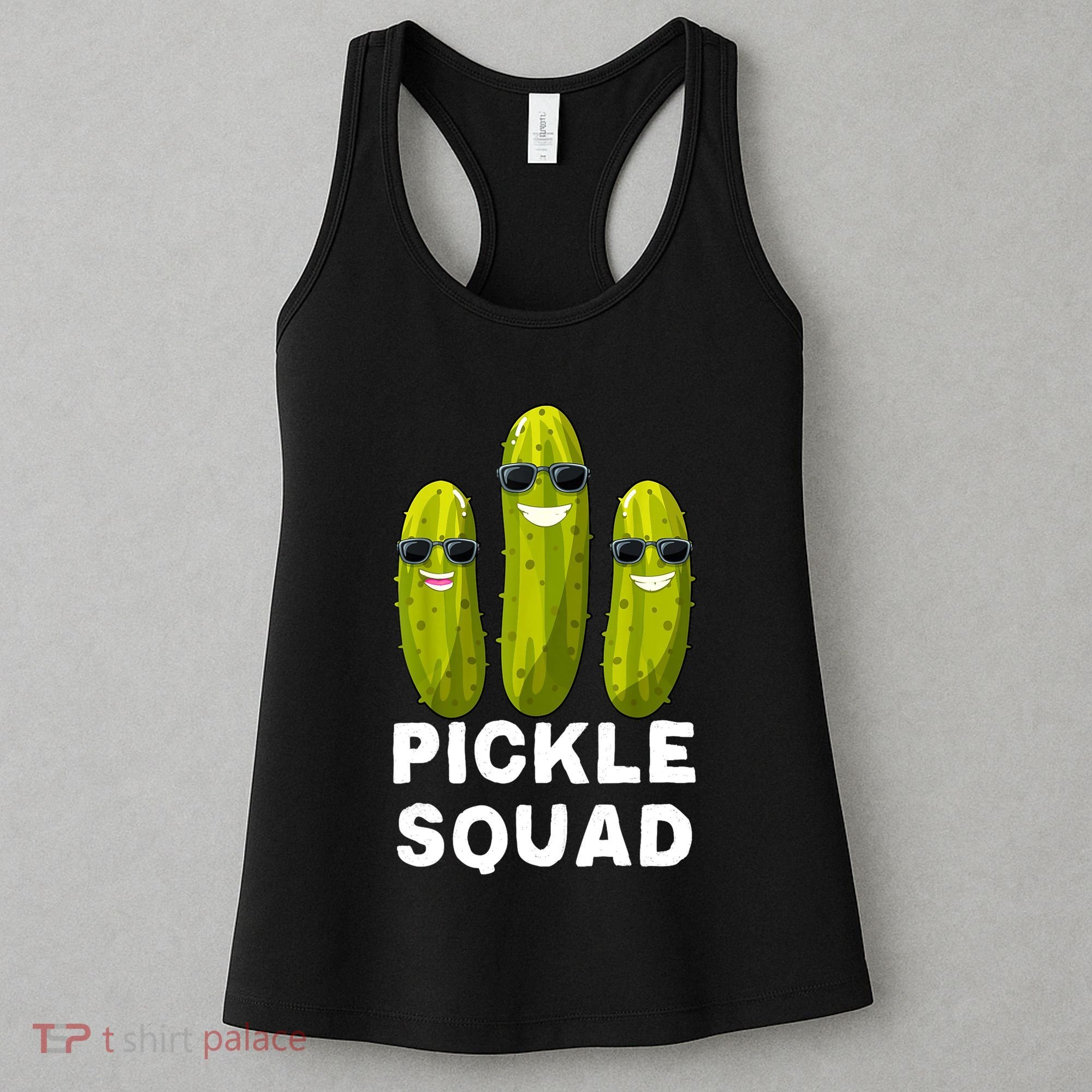 Cute Vegan Dill Pickle Costume Adult Pickle Squad Gift Women's Tank Top