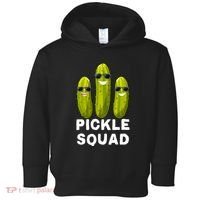 Cute Vegan Dill Pickle Costume Adult Pickle Squad Gift Toddler Hoodie thumb 0