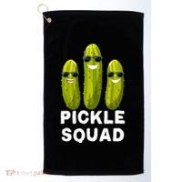 Cute Vegan Dill Pickle Costume Adult Pickle Squad Gift Golf Towel thumb 0