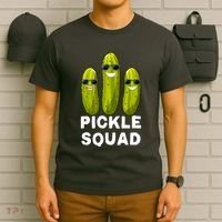 Cute Vegan Dill Pickle Costume Adult Pickle Squad Gift T-Shirt thumb 6