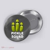 Cute Vegan Dill Pickle Costume Adult Pickle Squad Gift Button thumb 0