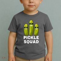 Cute Vegan Dill Pickle Costume Adult Pickle Squad Gift Toddler T-Shirt thumb 2