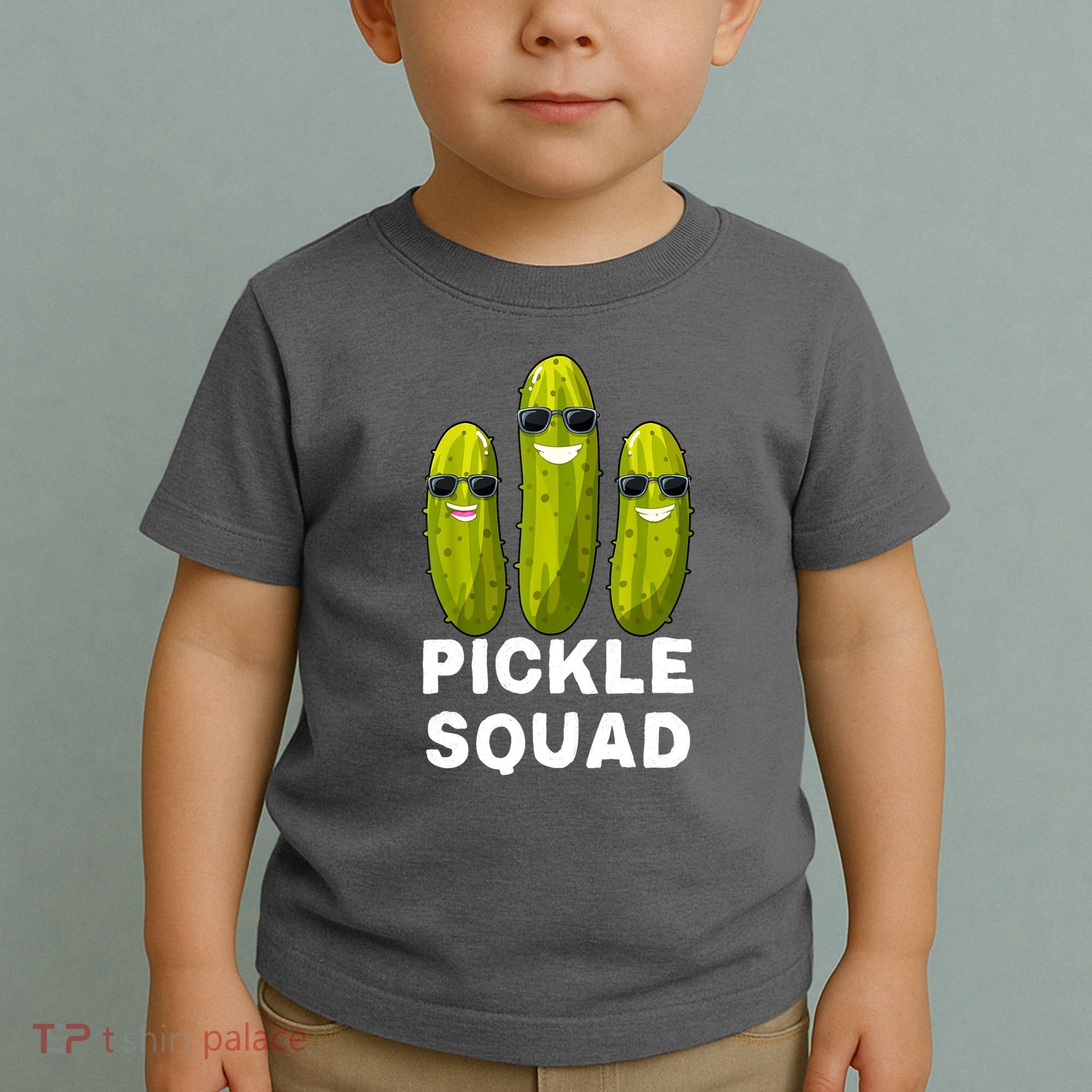 Cute Vegan Dill Pickle Costume Adult Pickle Squad Gift Toddler T-Shirt