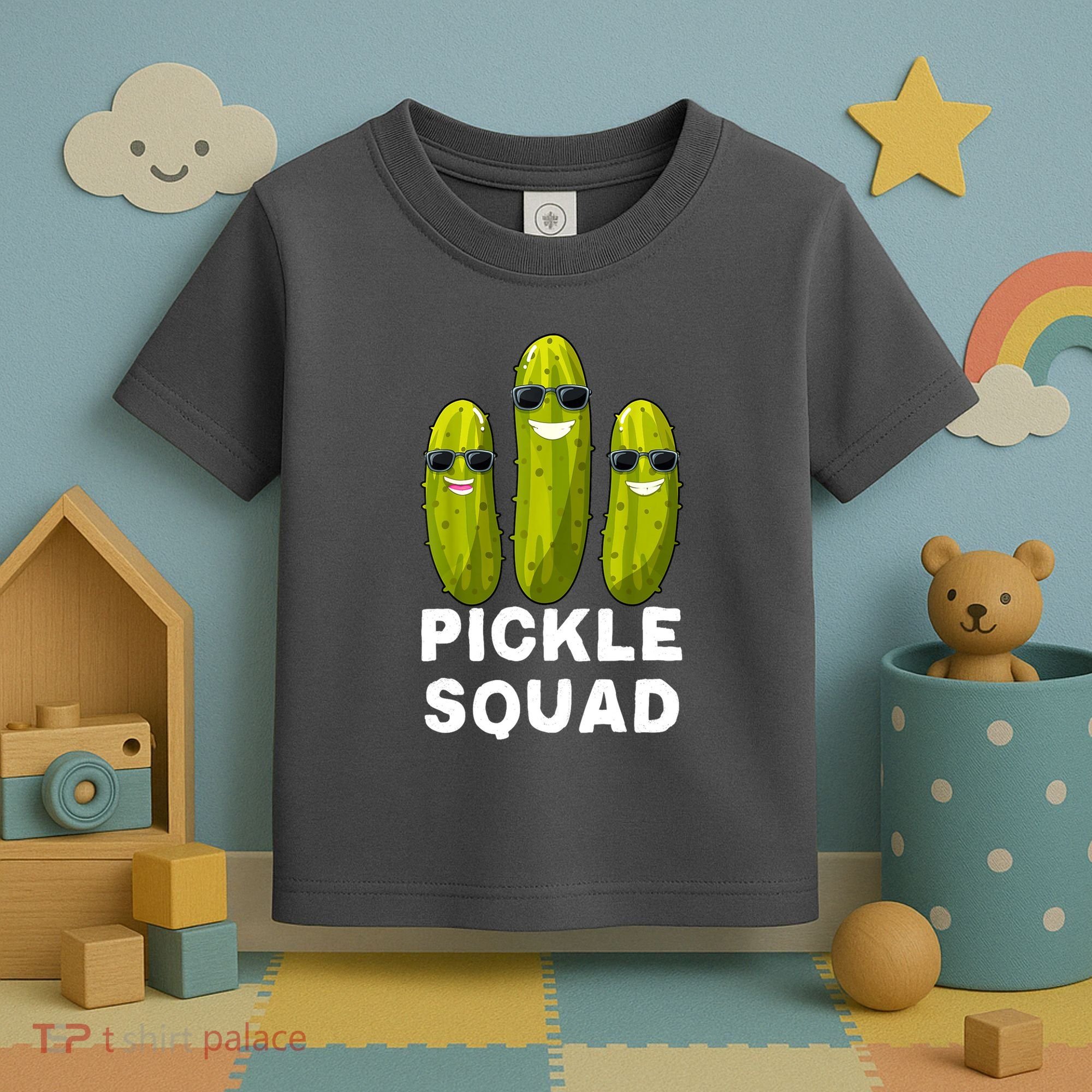 Cute Vegan Dill Pickle Costume Adult Pickle Squad Gift Toddler T-Shirt